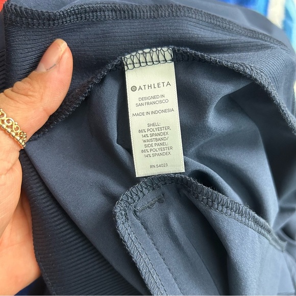 ATHLETA Brooklyn mid rise ankle pants size 16 pull on quick dry zip pockets - Picture 12 of 15